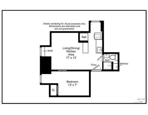 1 bed, 1 bath apartment for rent at 702 Massachusetts Ave Unit 8, South End — photo 2 of 12