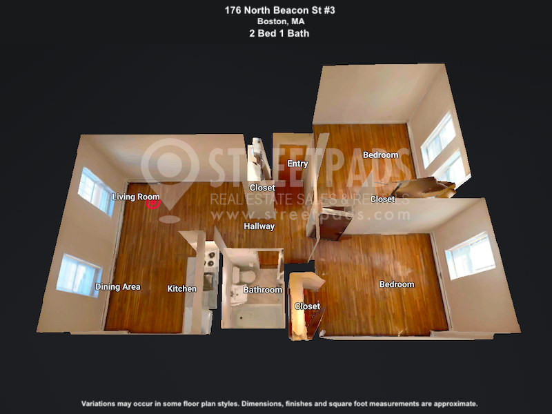 Pictures of  property for sale on North Beacon St., Boston, MA 02135