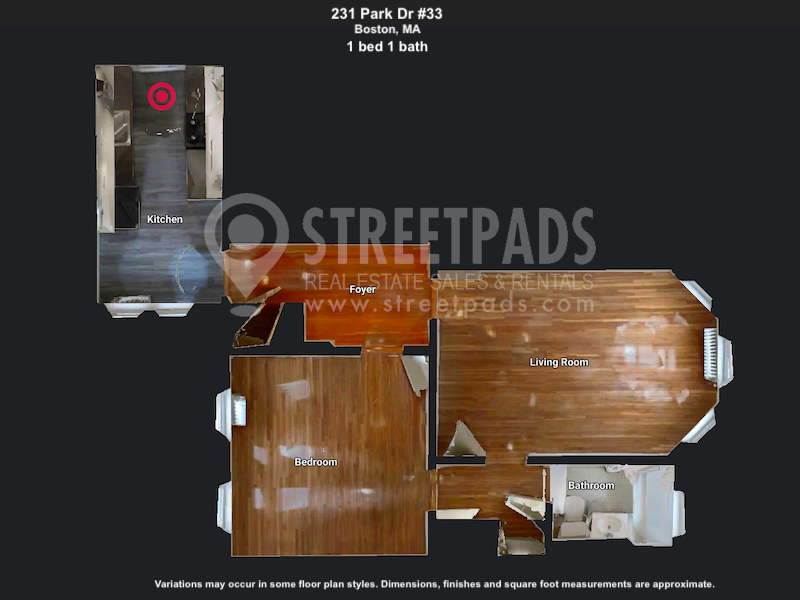 Photos of apartment on Park Dr.,Boston MA 02215