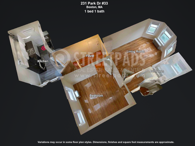 Photos of apartment on Park Dr.,Boston MA 02215