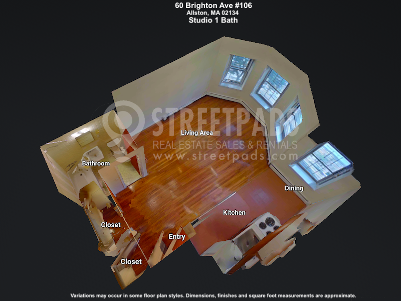 Photos of apartment on Brainerd Rd.,Boston MA 02134