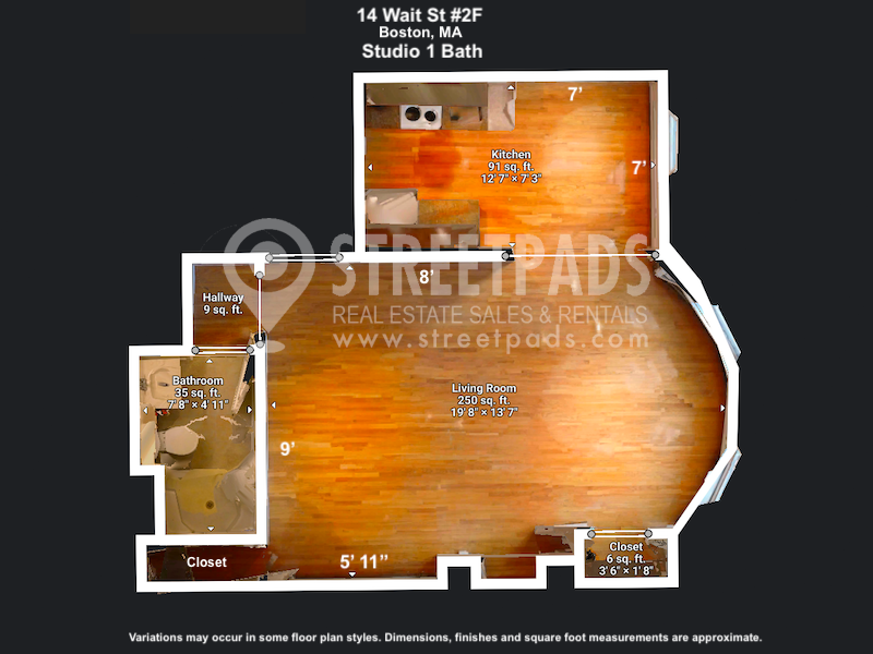 Photos of apartment on Saint Alphonsus St.,Boston MA 02120