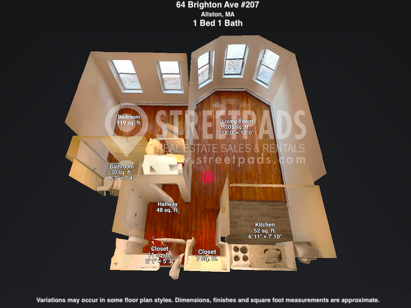 Photos of apartment on Brainerd Rd.,Boston MA 02134