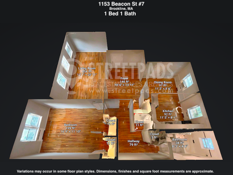 Photos of apartment on Beacon St.,Brookline MA 02446