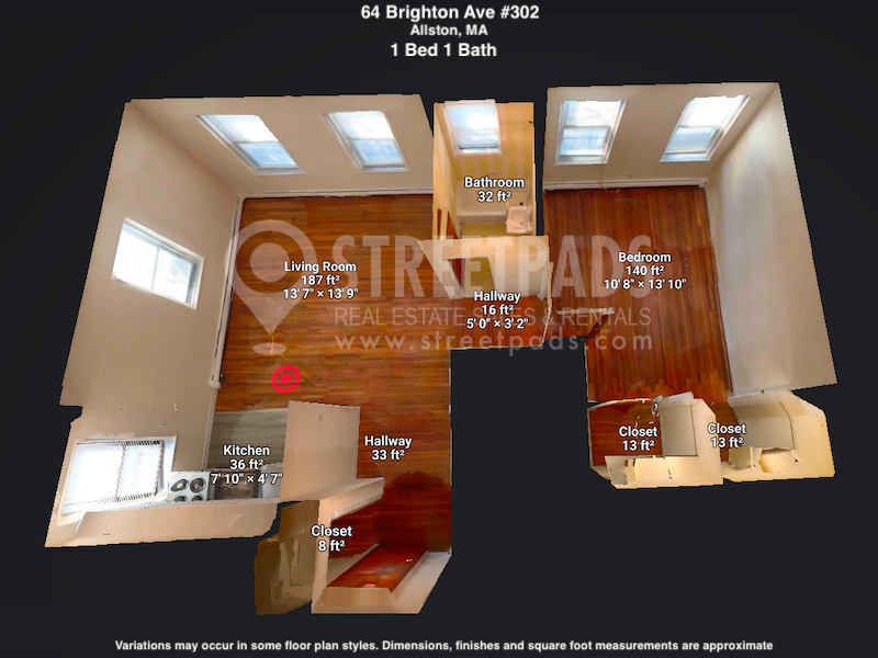 Photos of apartment on Commonwealth Ave.,Boston MA 02134