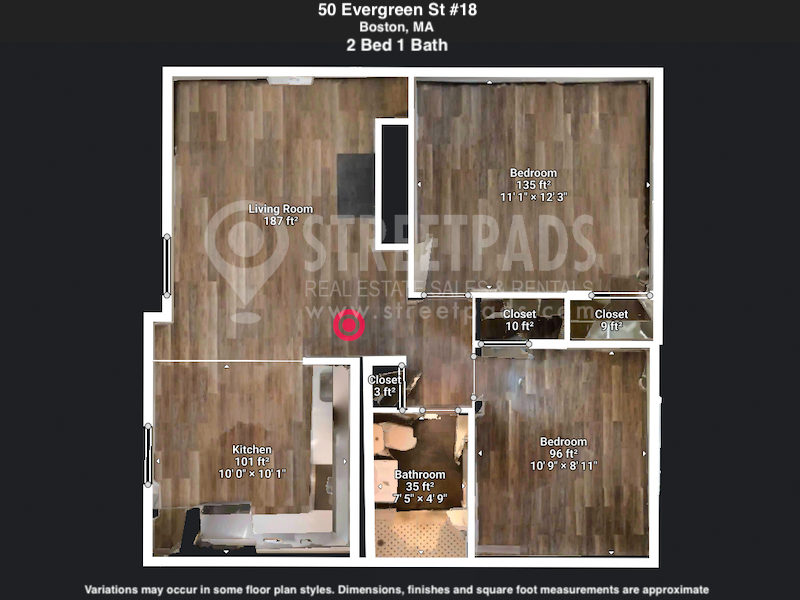 Photos of apartment on Evergreen St.,Boston MA 02130