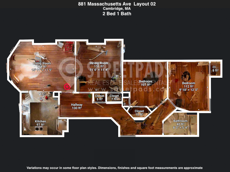 Photos of apartment on Cherry St.,Cambridge MA 02139