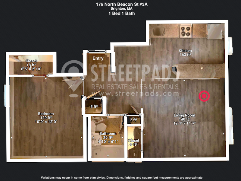 Photos of apartment on North Beacon St.,Boston MA 02135