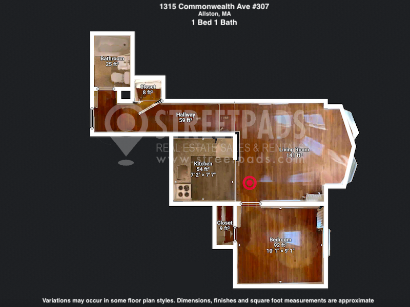 Photos of apartment on Commonwealth Ave.,Boston MA 02134