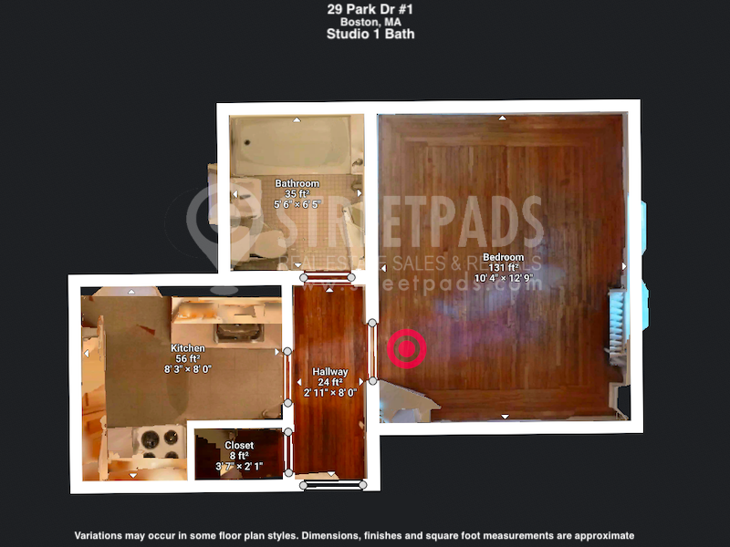 Photos of apartment on Commonwealth Ave.,Boston MA 02215