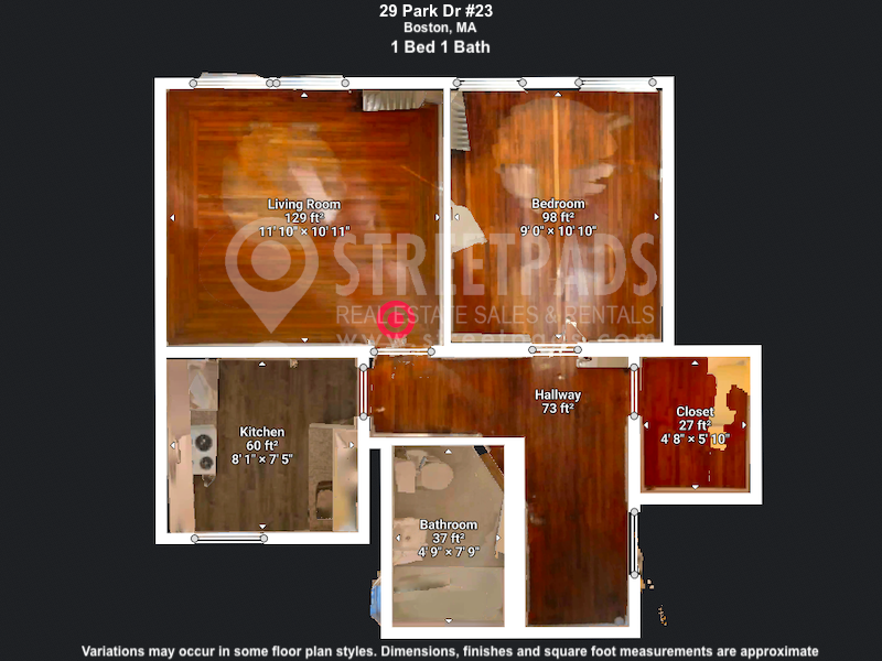 Photos of apartment on Park Dr.,Boston MA 02215