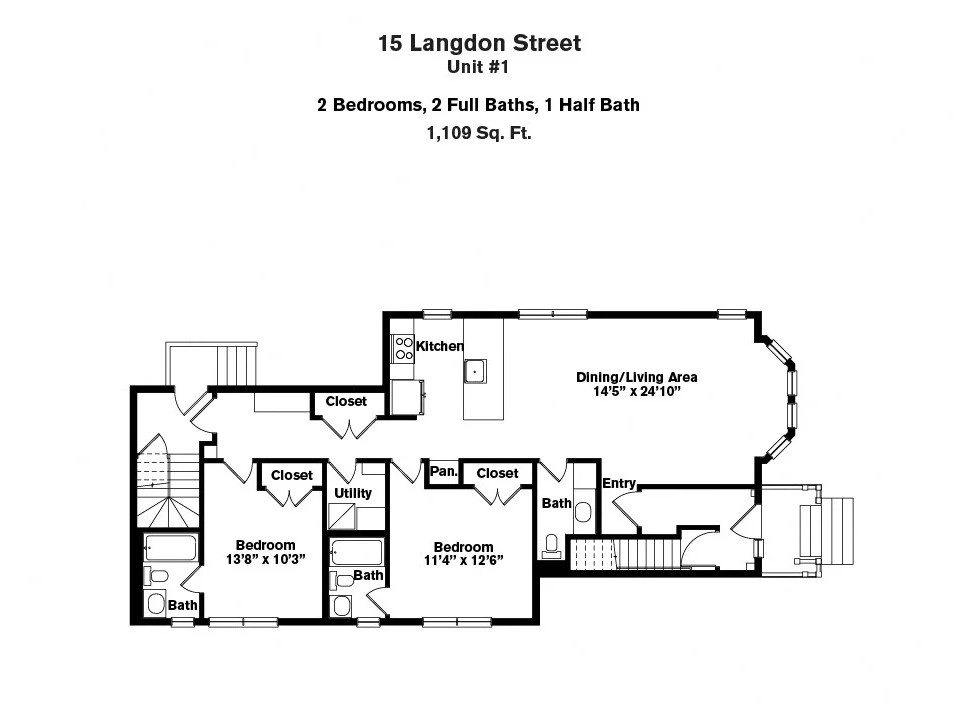 Photos of apartment on Langdon St.,Cambridge MA 02138