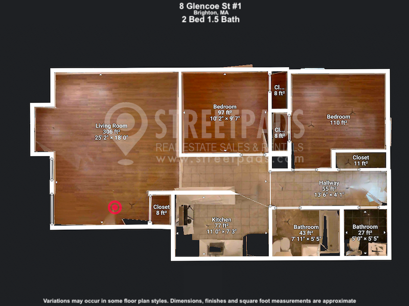 Photos of apartment on Glencoe St.,Boston MA 02135