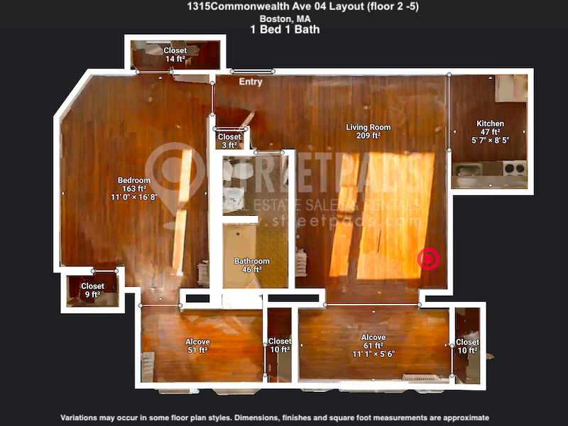 Photos of apartment on Commonwealth Ave.,Boston MA 02134