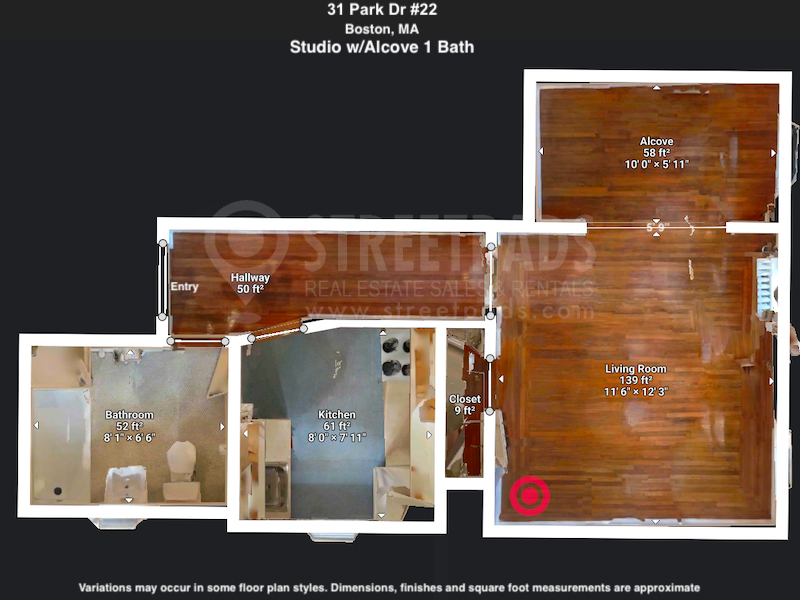 Photos of apartment on Park Dr.,Boston MA 02215