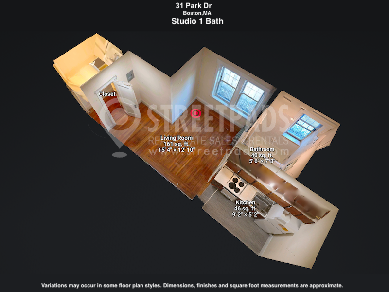 Photos of apartment on Boylston St.,Boston MA 02215