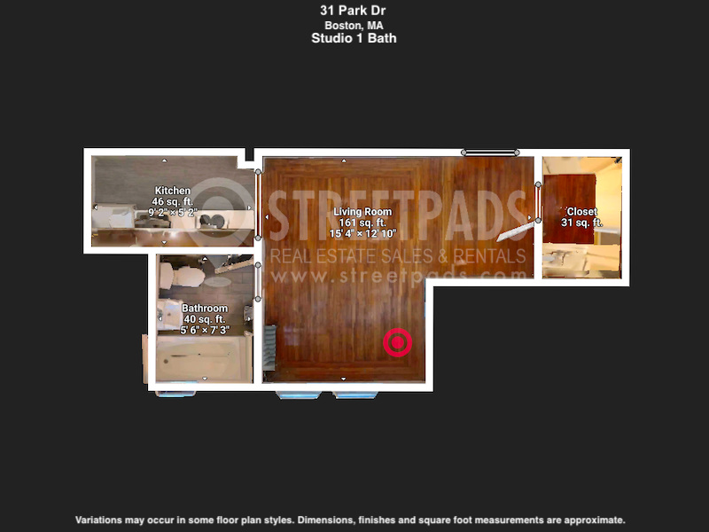 Photos of apartment on Park Dr.,Boston MA 02215