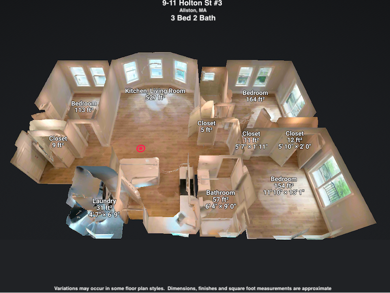 Photos of apartment on Commonwealth Ave.,Boston MA 02134