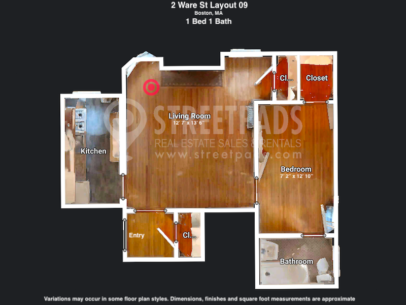 Photos of apartment on Ware St.,Cambridge MA 02138