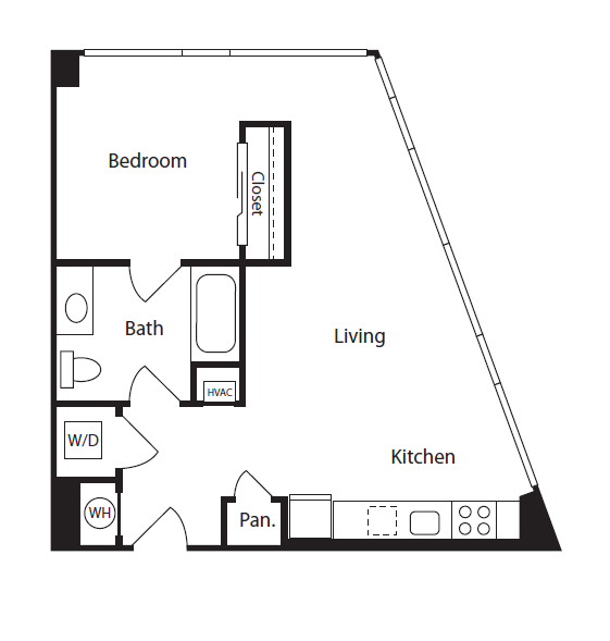 1 bed, 1 bath apartment for rent at 161 Washington St Unit 1224, Brighton — photo 4 of 17