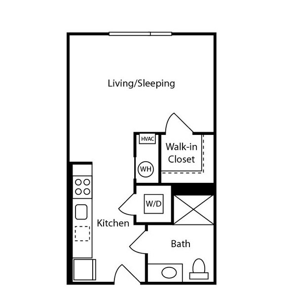 Studio bed, 1 bath apartment for rent at 161 Washington St Unit 1520, Brighton — photo 7 of 11