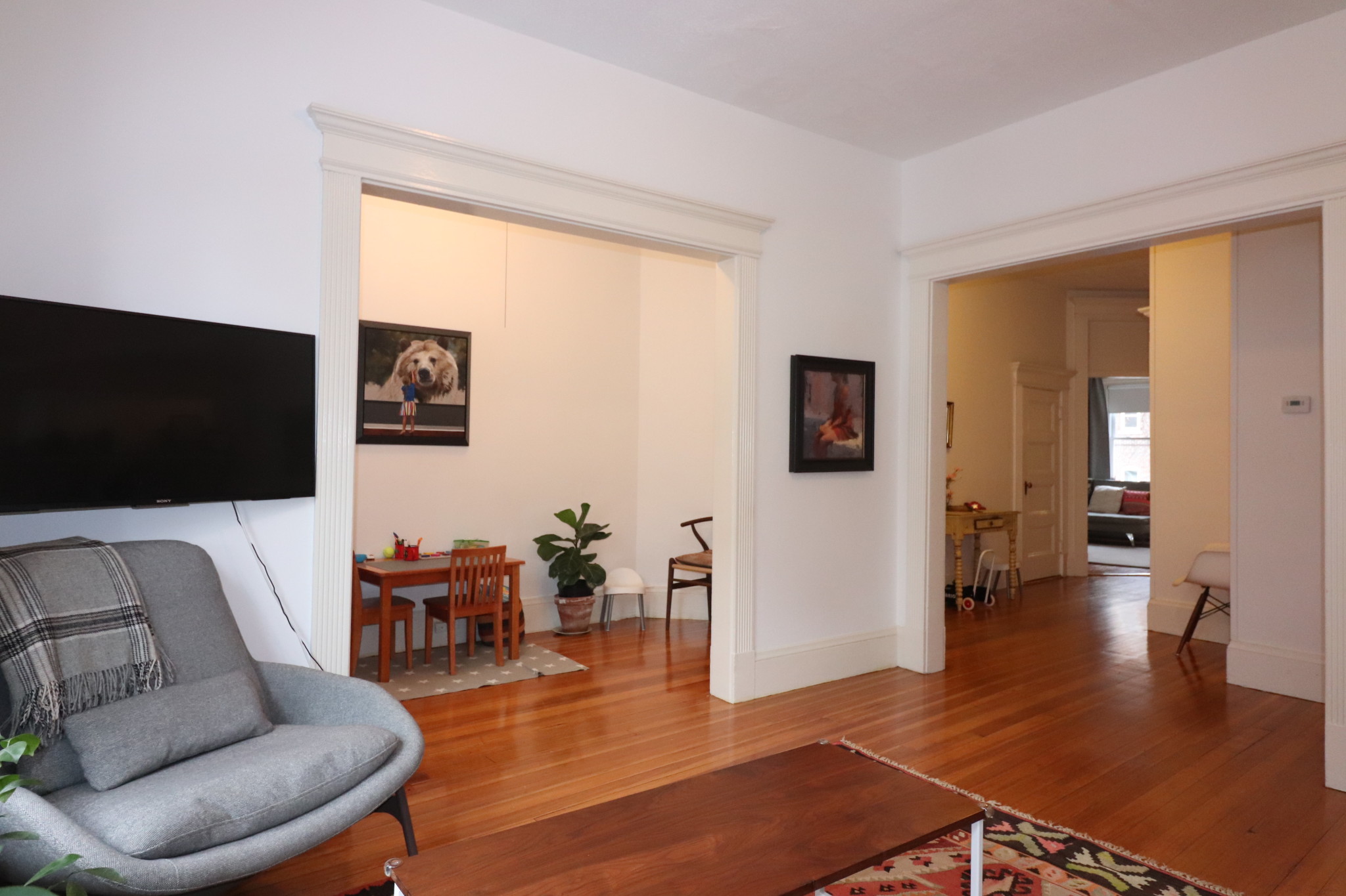 2 bed, 1 bath apartment for rent at 9 Claflin Rd Unit 1, Brookline — photo 3 of 13