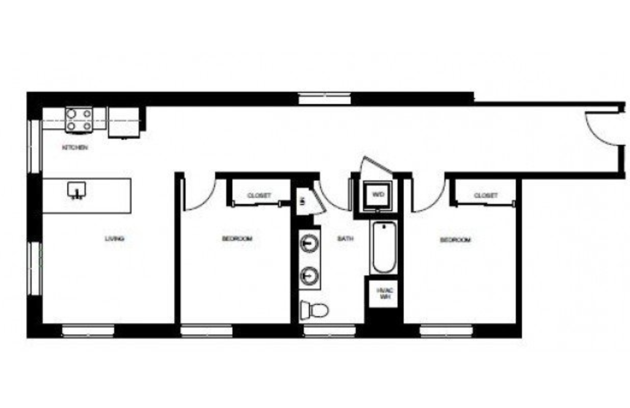 2 bed, 1 bath apartment for rent at 181 Washington St Unit 101, Brighton — photo 12 of 15