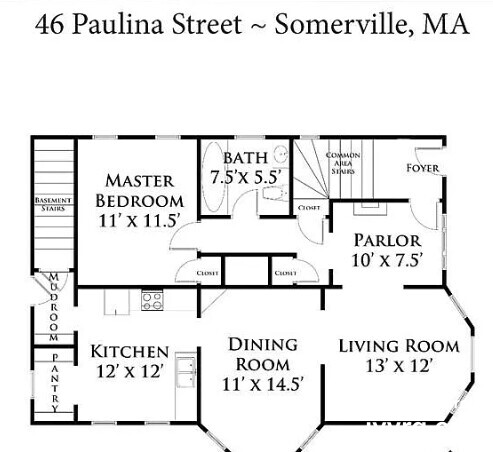 Photos of apartment on Paulina St.,Somerville MA 02144