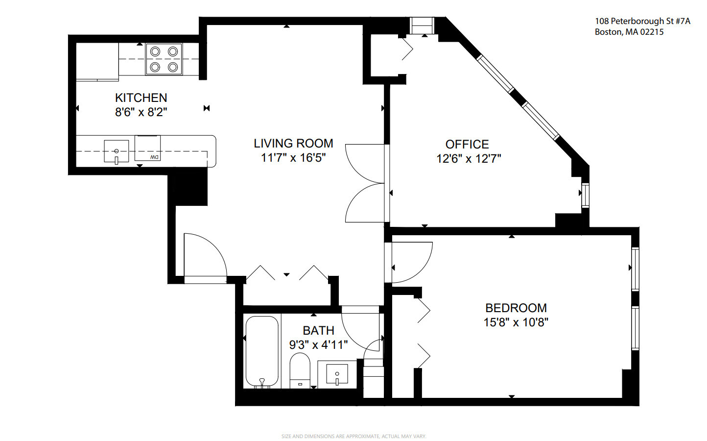 108 Peterborough St, Fenway